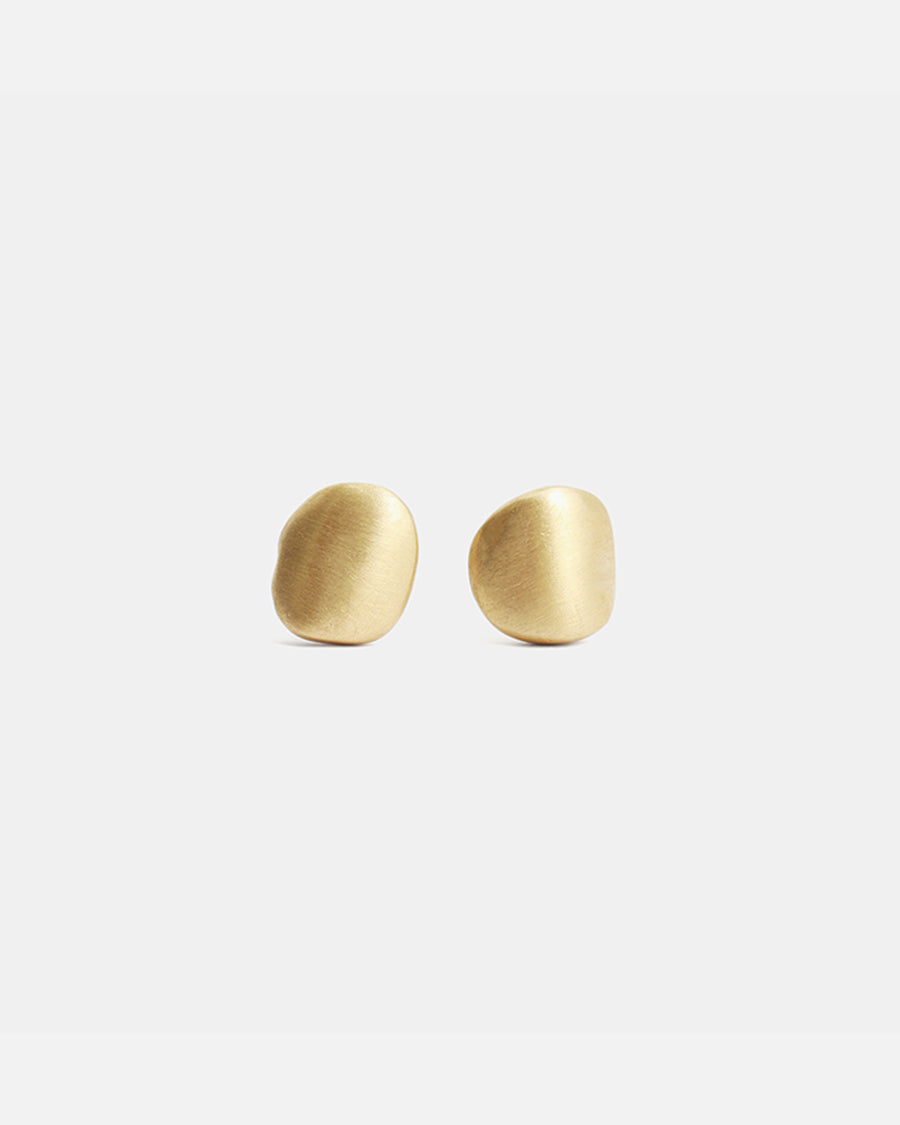 Curve Disk / Studs By Tricia Kirkland in earrings Category
