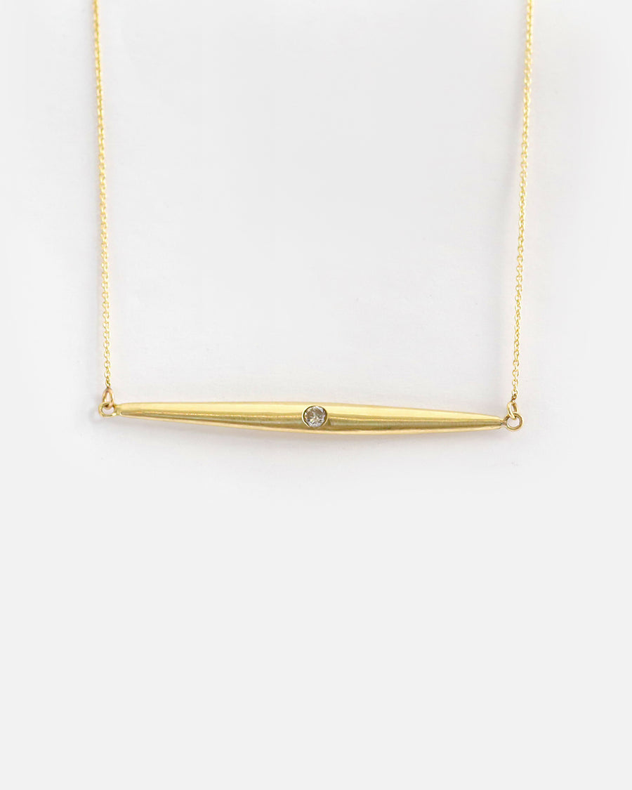 Bar / Diamond Pendant By Tricia Kirkland in pendants Category