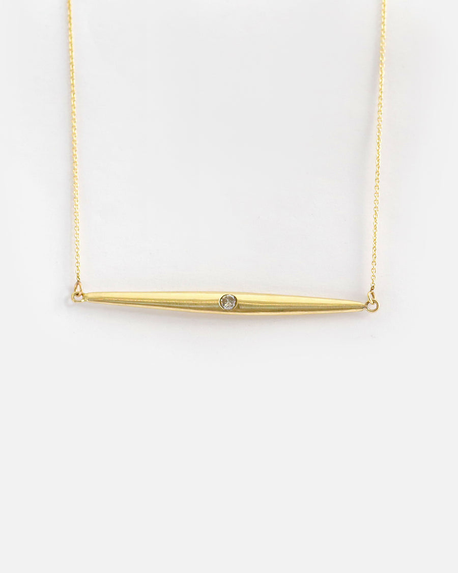Bar / Diamond Pendant By Tricia Kirkland in pendants Category