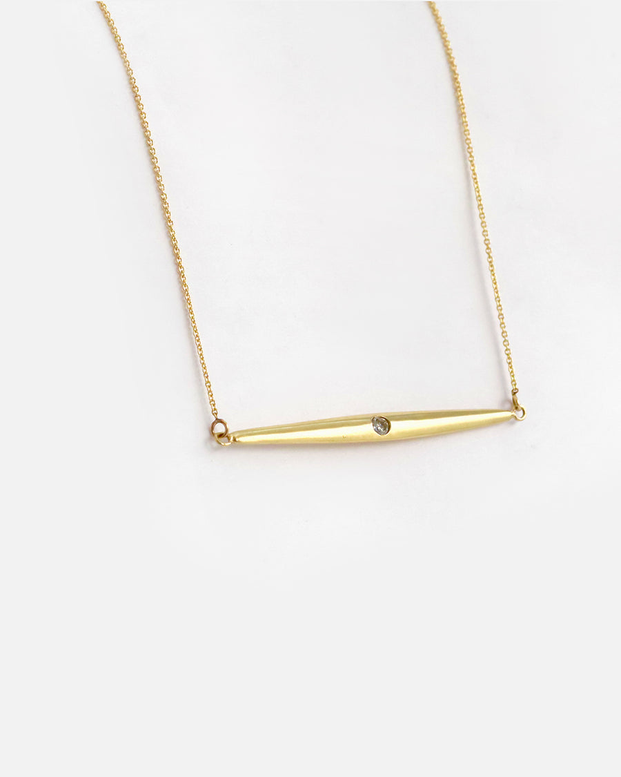 Bar / Diamond Pendant By Tricia Kirkland in pendants Category
