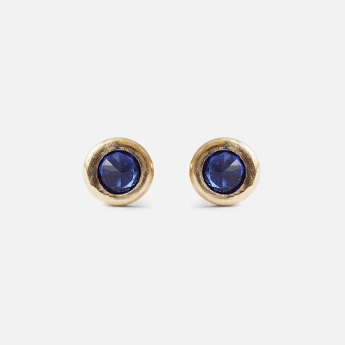 Sapphire Pointy / Studs By Tricia Kirkland in earrings Category