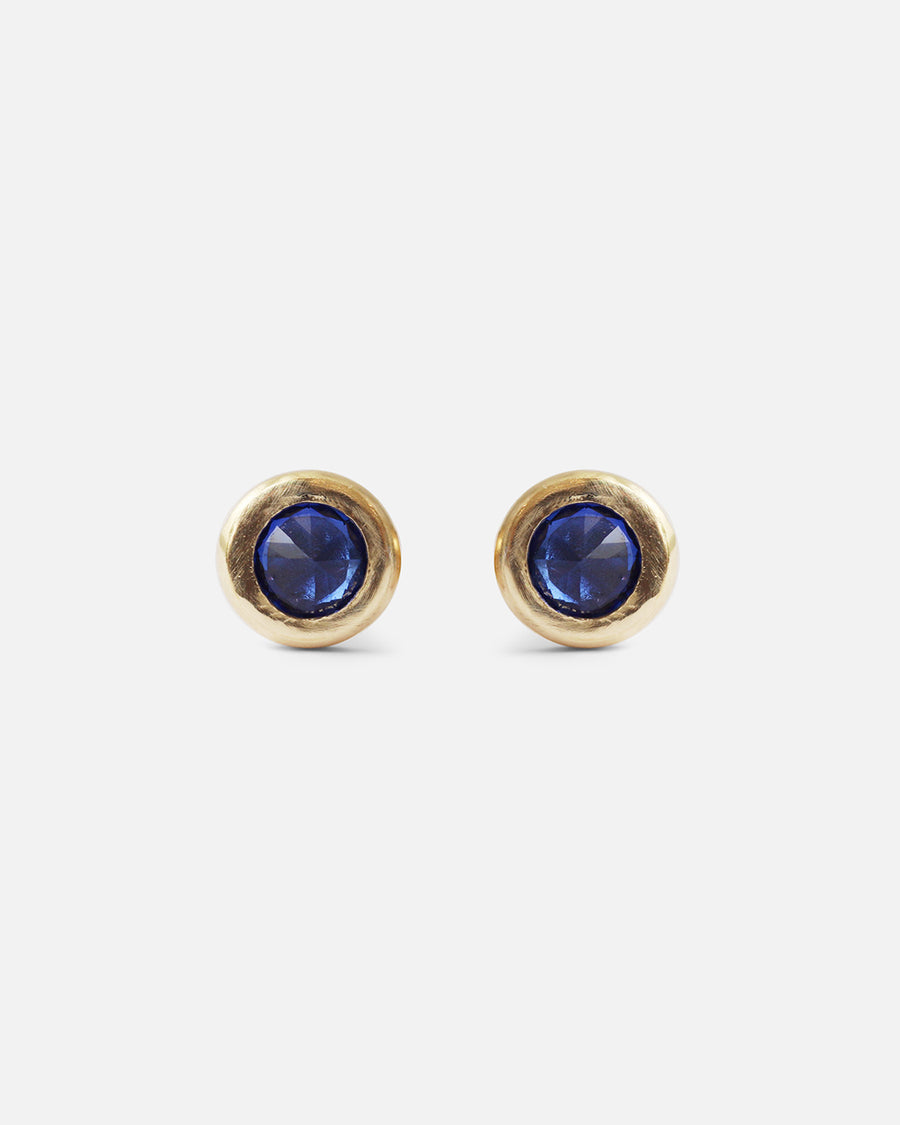 Sapphire Pointy / Studs By Tricia Kirkland in earrings Category