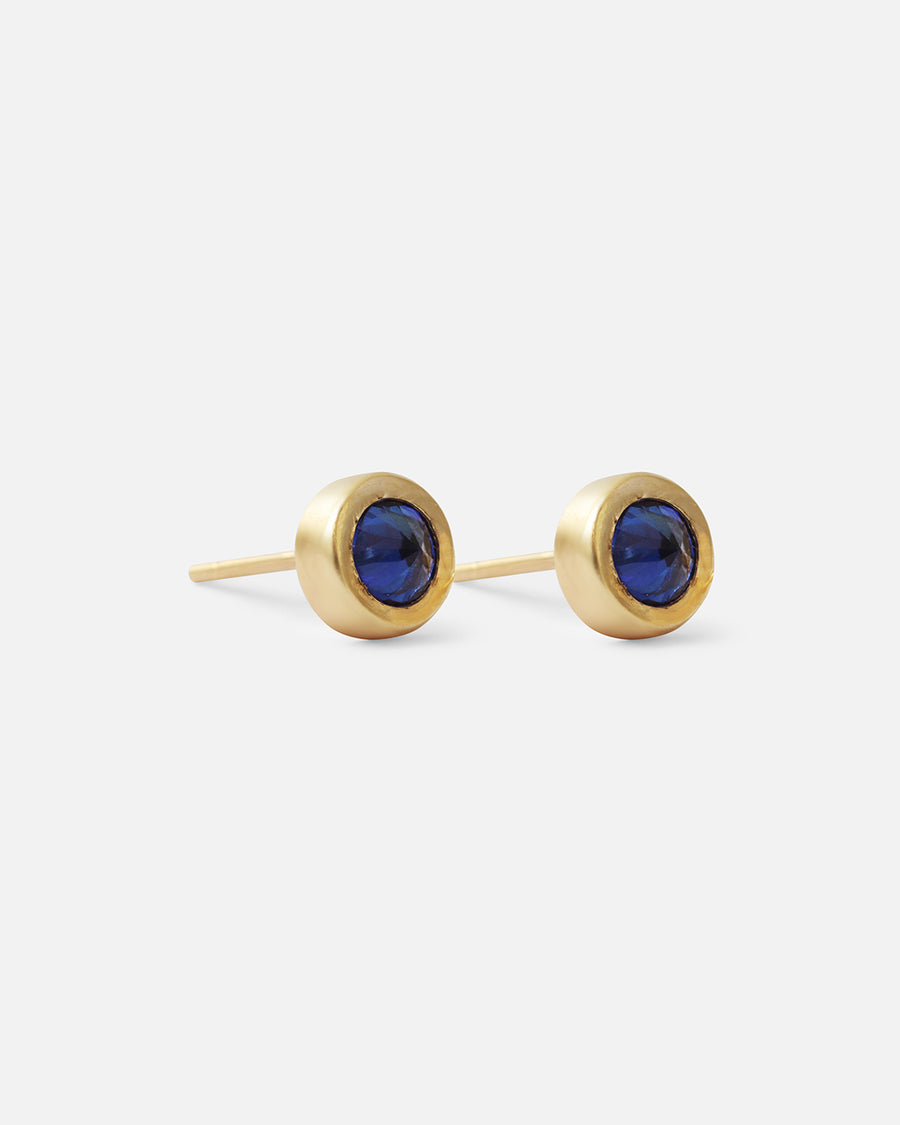 Sapphire Pointy / Studs By Tricia Kirkland in earrings Category