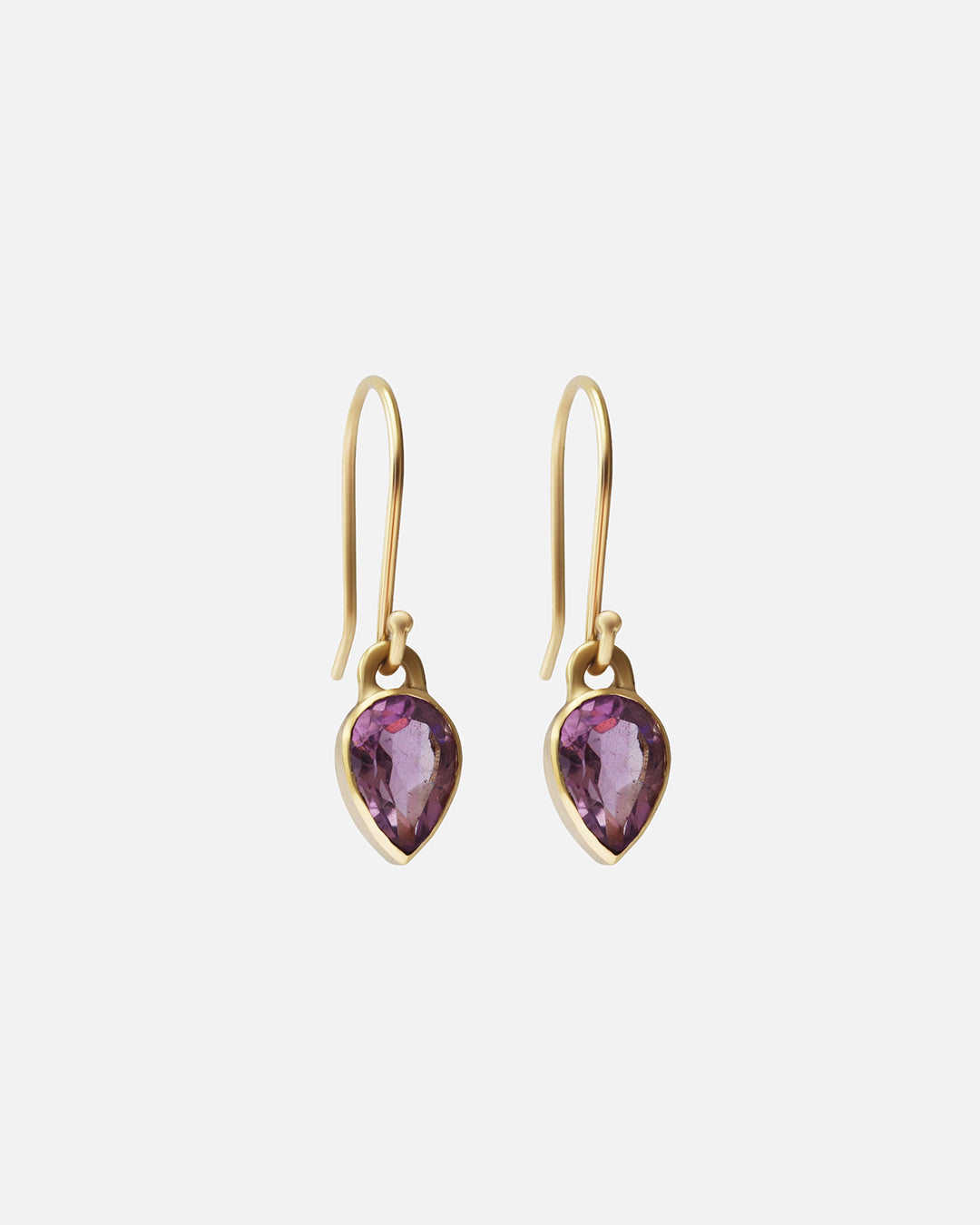 Amethyst Drop / Earrings By Tricia Kirkland in earrings Category