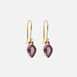 Amethyst Drop / Earrings By Tricia Kirkland in earrings Category