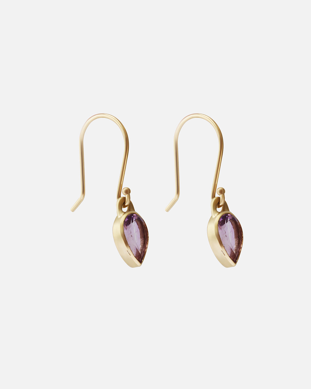 Amethyst Drop / Earrings By Tricia Kirkland in earrings Category