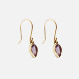 Amethyst Drop / Earrings By Tricia Kirkland in earrings Category