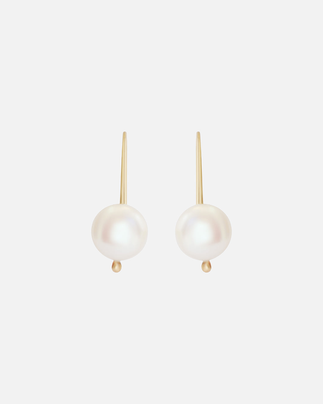 Mother of Pearl / Round Earrings By Tricia Kirkland in earrings Category