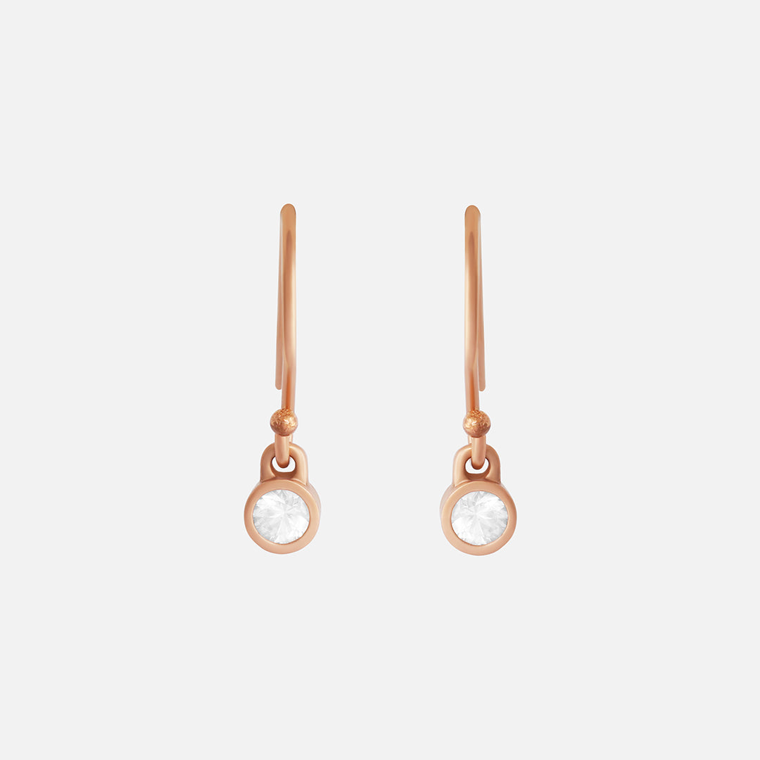 Pink Sapphire / Earrings By Tricia Kirkland in earrings Category