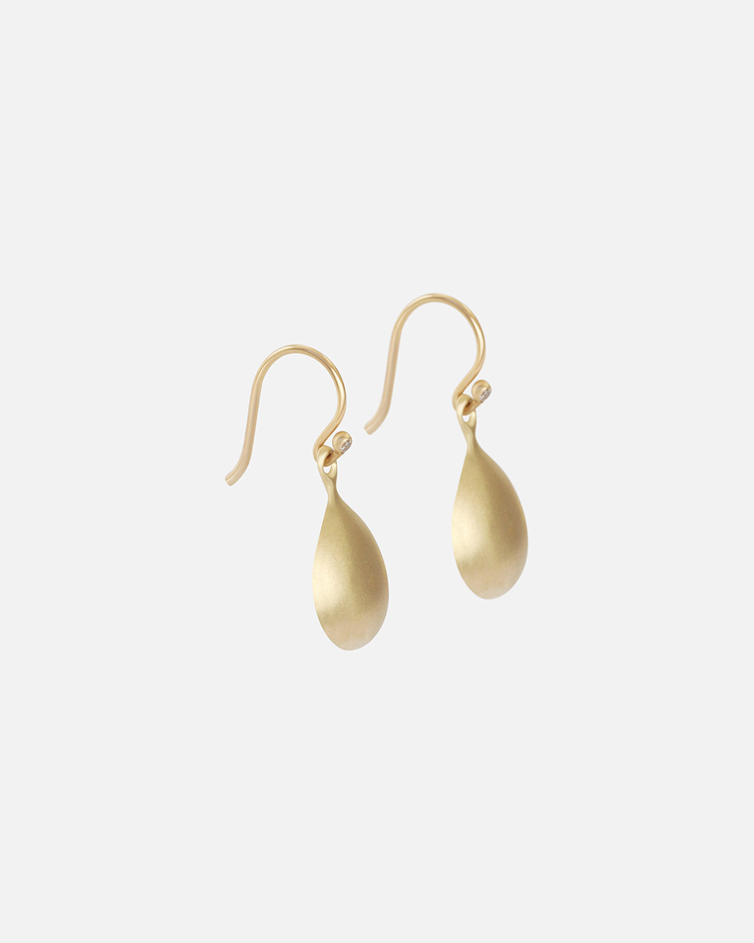 Teardrop & Diamond / Wire Earrings By Tricia Kirkland in earrings Category