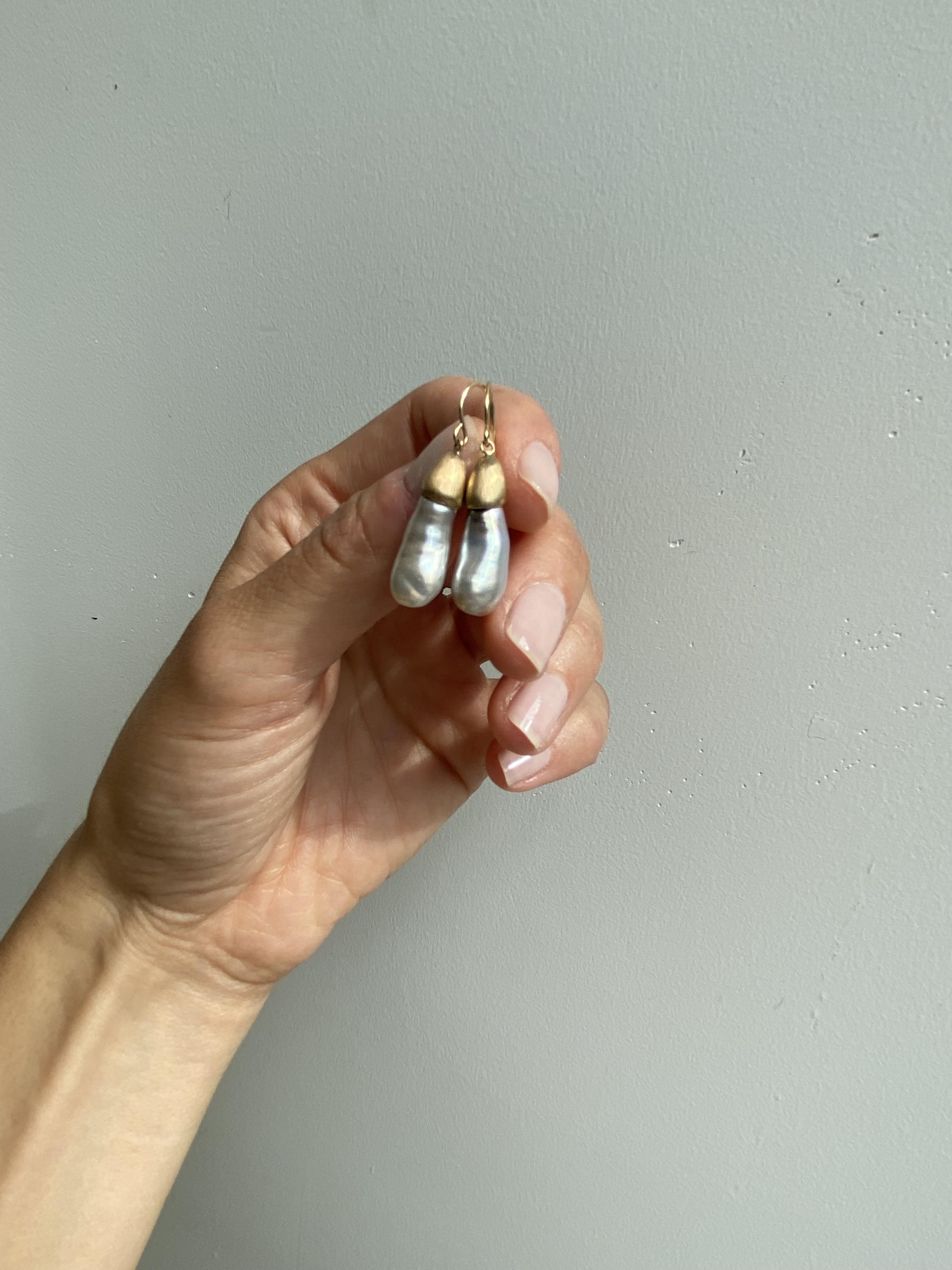 Umi / Japanese Keshi Earrings By Hiroyo in earrings Category