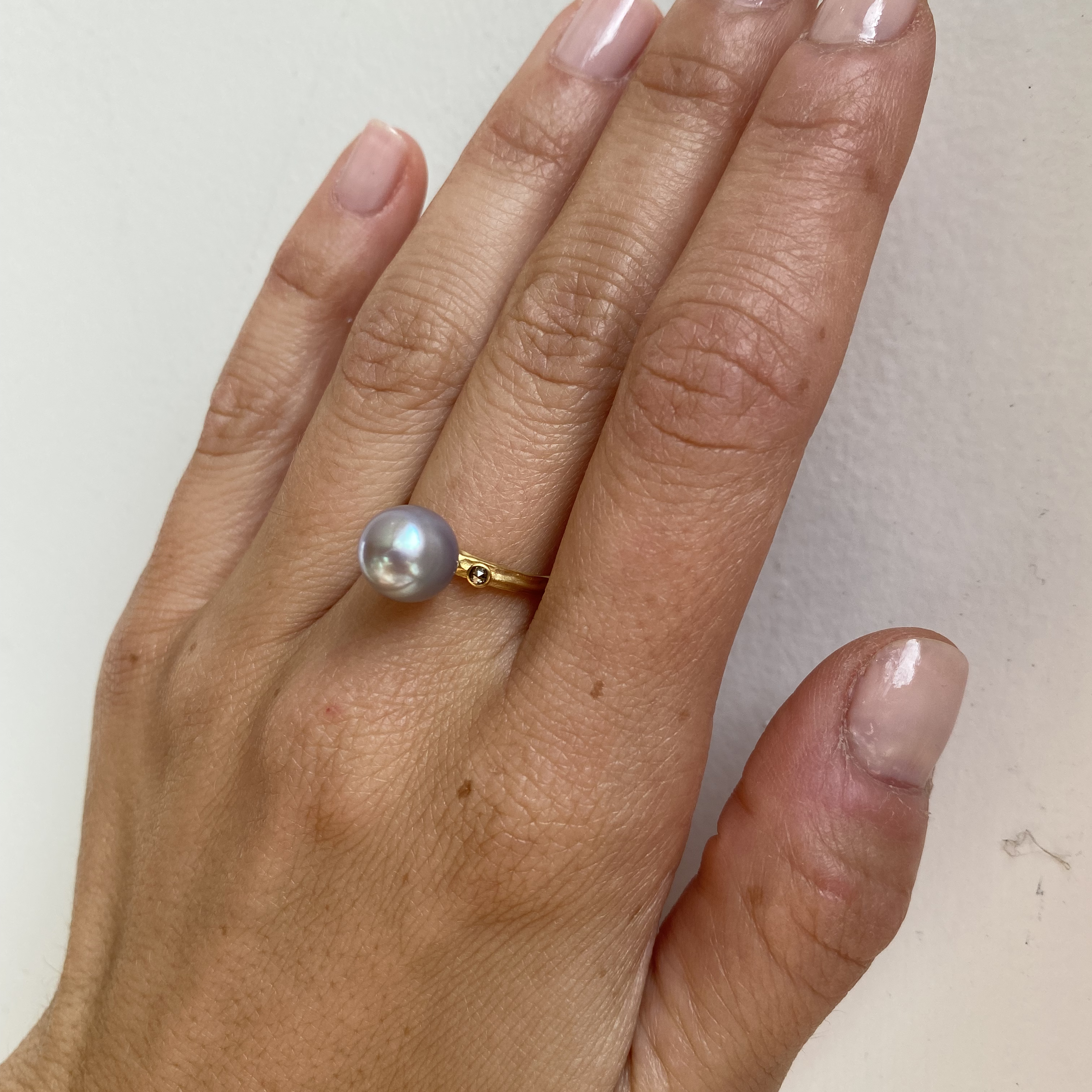 Umi / Single Diamond Ring By Hiroyo in rings Category