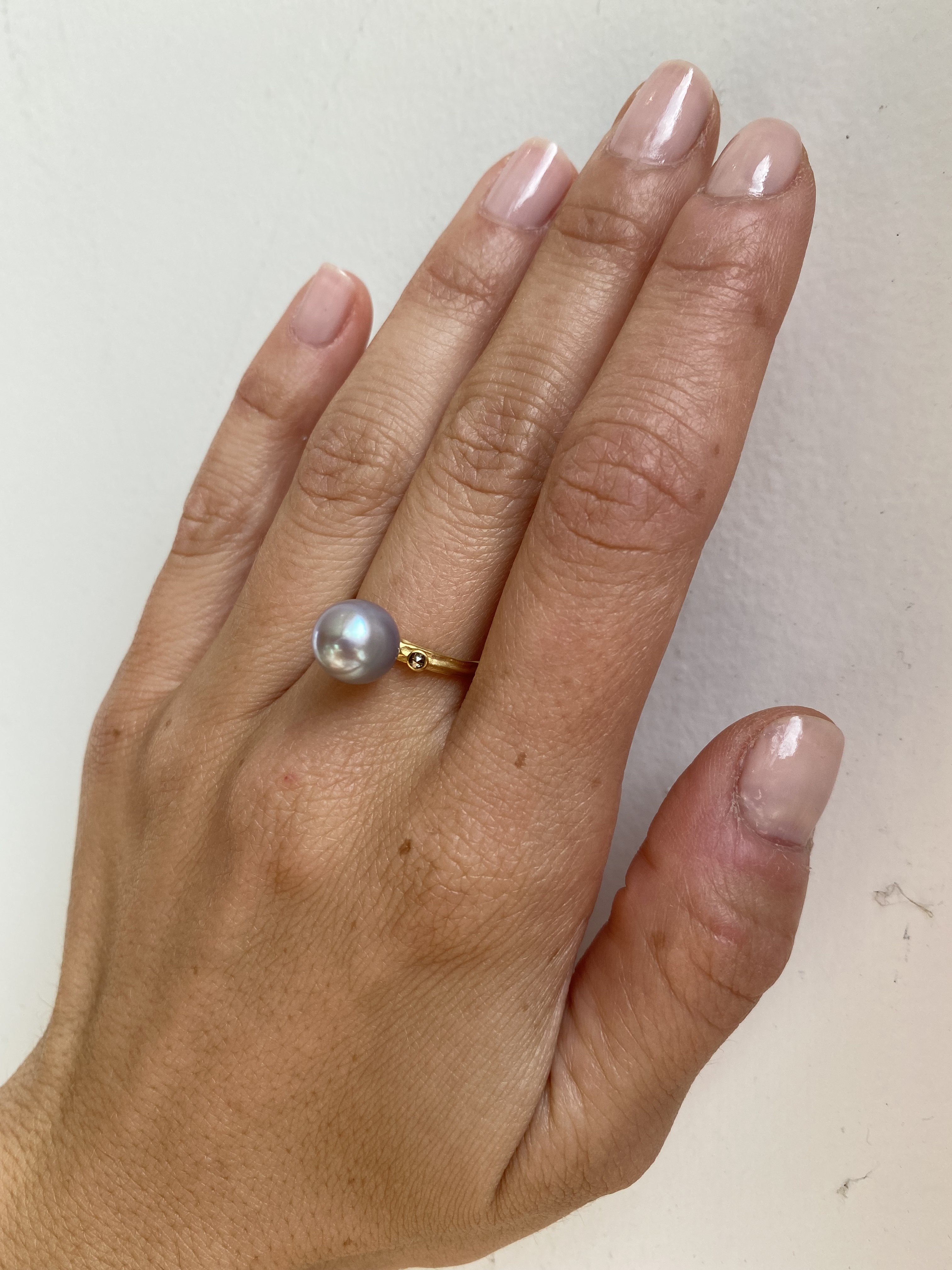 Umi / Single Diamond Ring By Hiroyo in rings Category