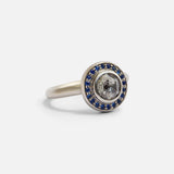 Corona / Blue Sapphire Ring By Vena Amoris in ENGAGEMENT Category