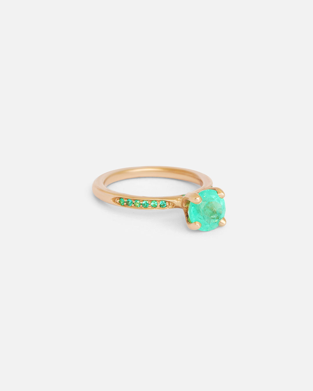 Imperatrix / Emerald Ring By Vena Amoris