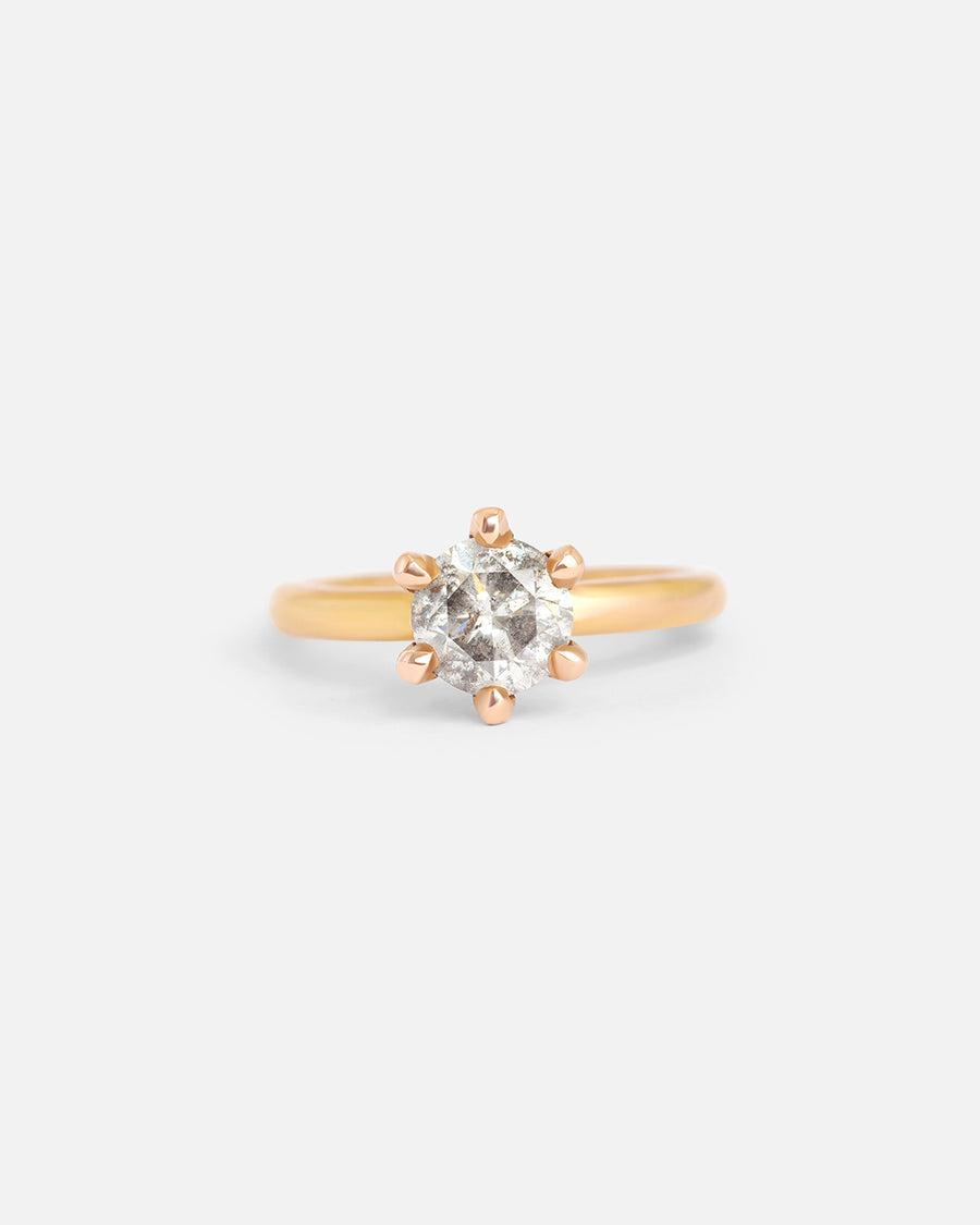 Iris / Salt + Pepper Ring By Vena Amoris in ENGAGEMENT Category