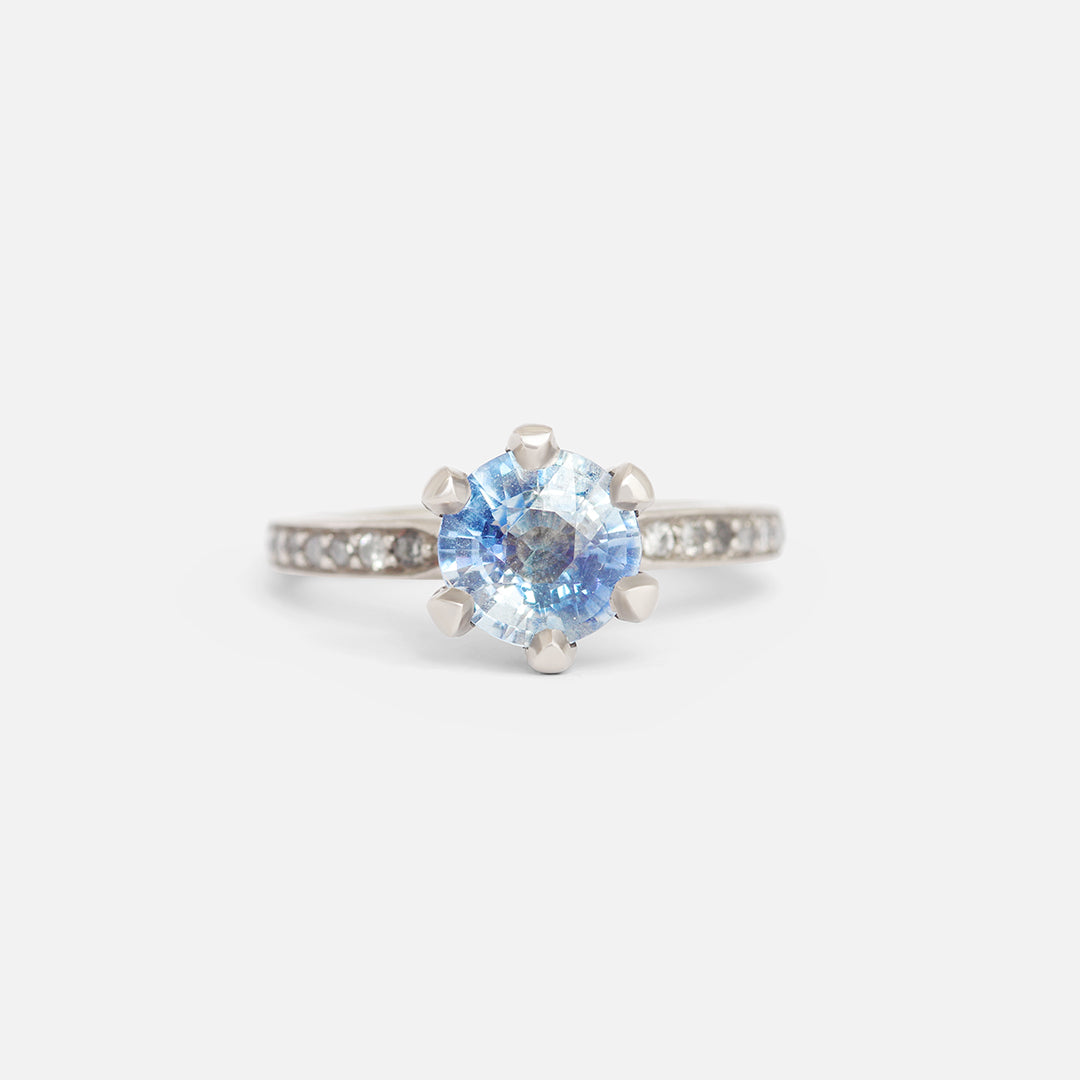 Iris / Sapphire Ring By Vena Amoris in ENGAGEMENT Category