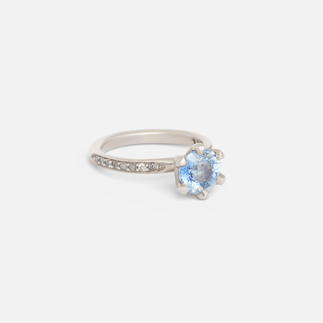 Iris / Sapphire Ring By Vena Amoris in ENGAGEMENT Category