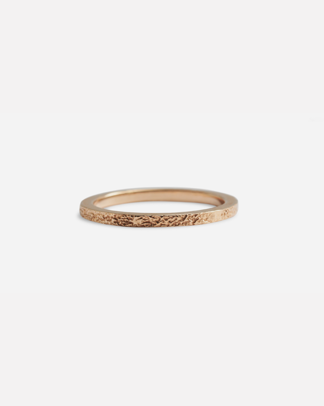 Flat Band / 2.65mm Thin Reticulated By fitzgerald jewelry