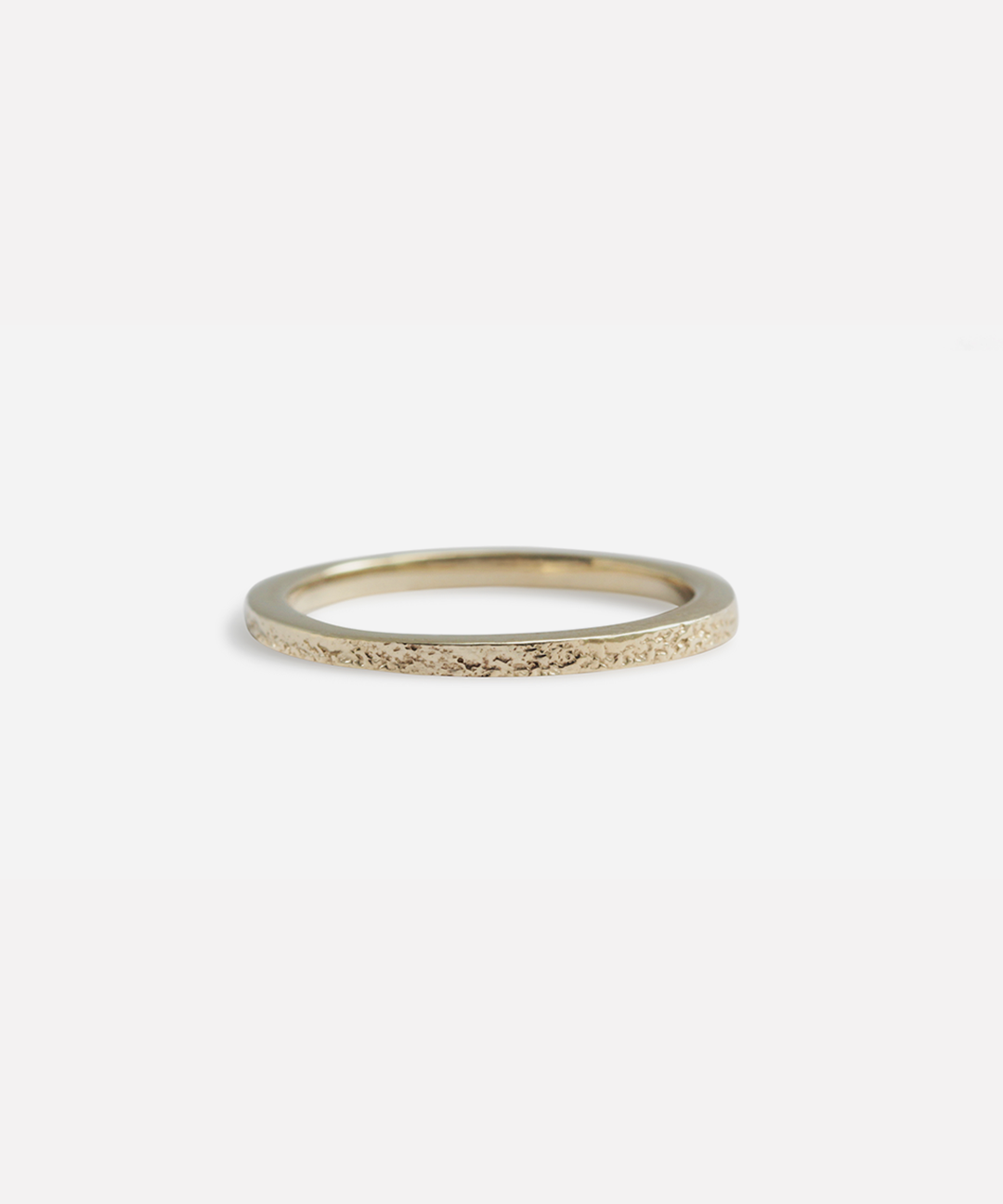 Flat Band / 2.65mm Thin Reticulated By fitzgerald jewelry