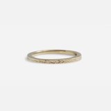 Flat Band / 2.65mm Thin Reticulated By fitzgerald jewelry