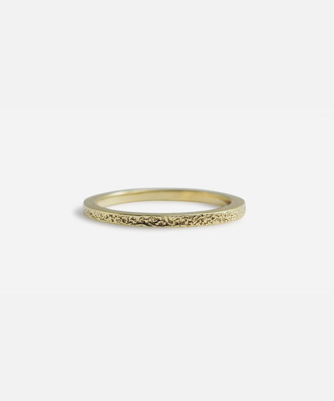 Flat Band / 2.65mm Thin Reticulated By fitzgerald jewelry