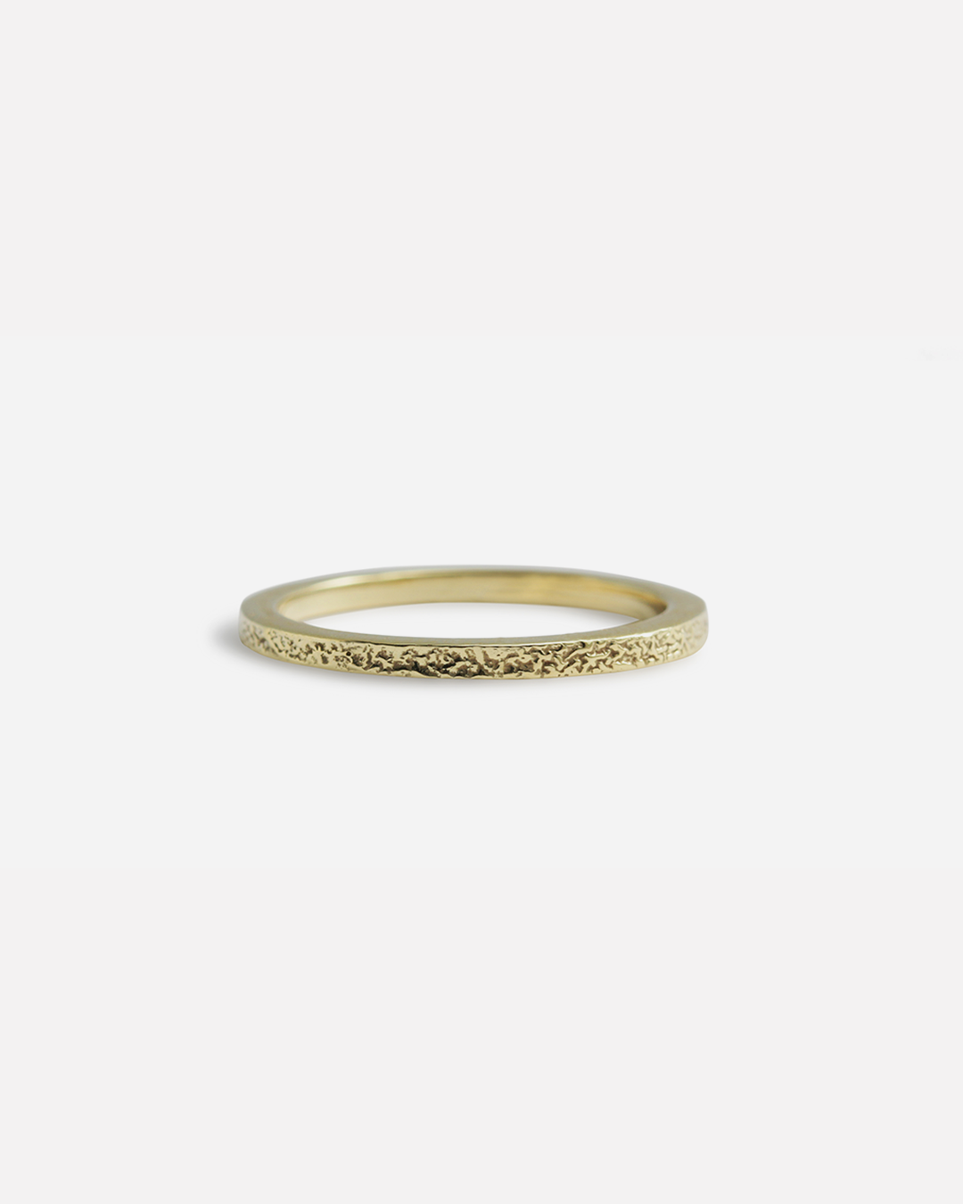 Flat Band / 2.65mm Thin Reticulated By fitzgerald jewelry