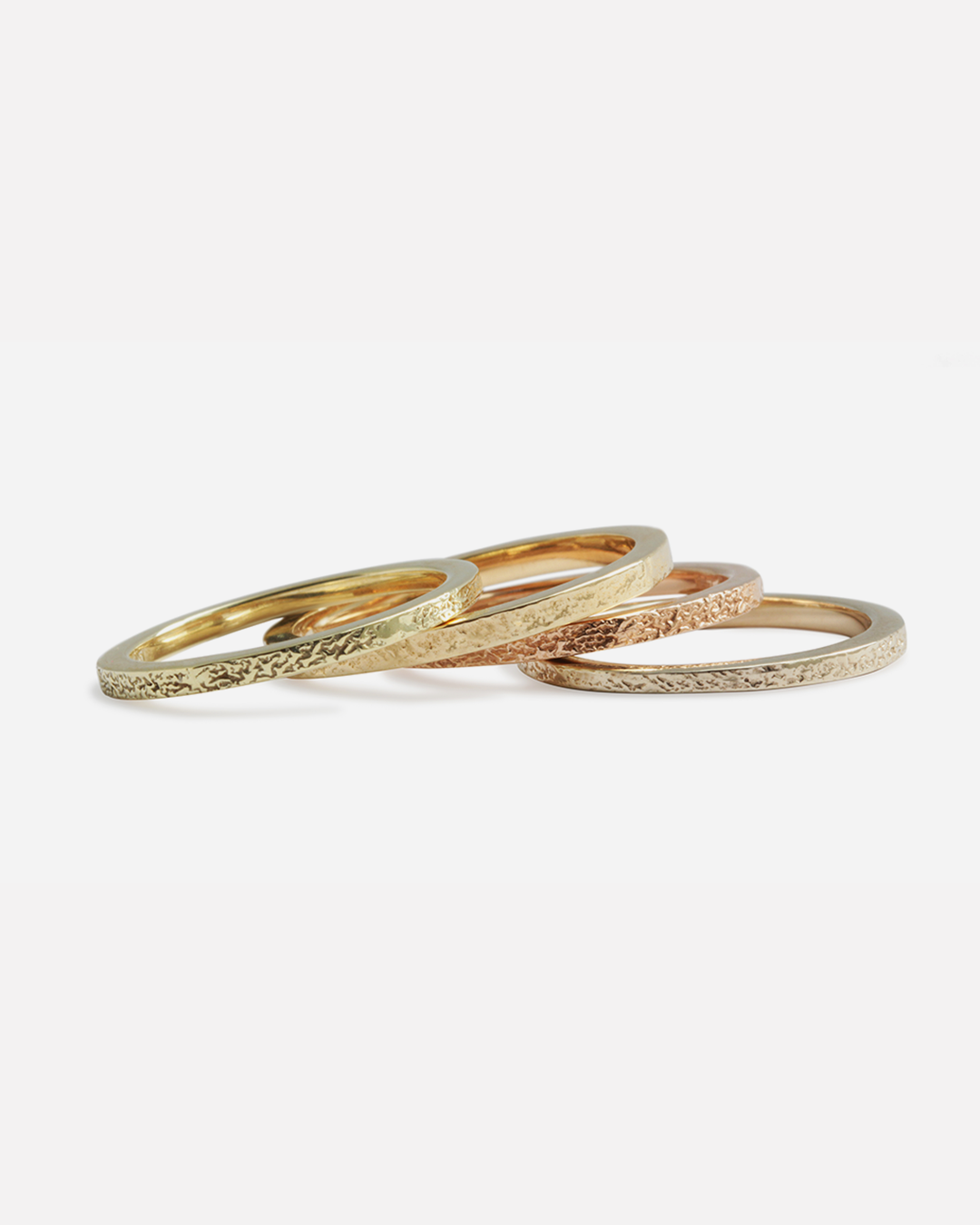 Flat Band / 2.65mm Thin Reticulated By fitzgerald jewelry