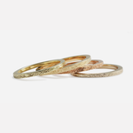 Flat Band / 2.65mm Thin Reticulated By fitzgerald jewelry
