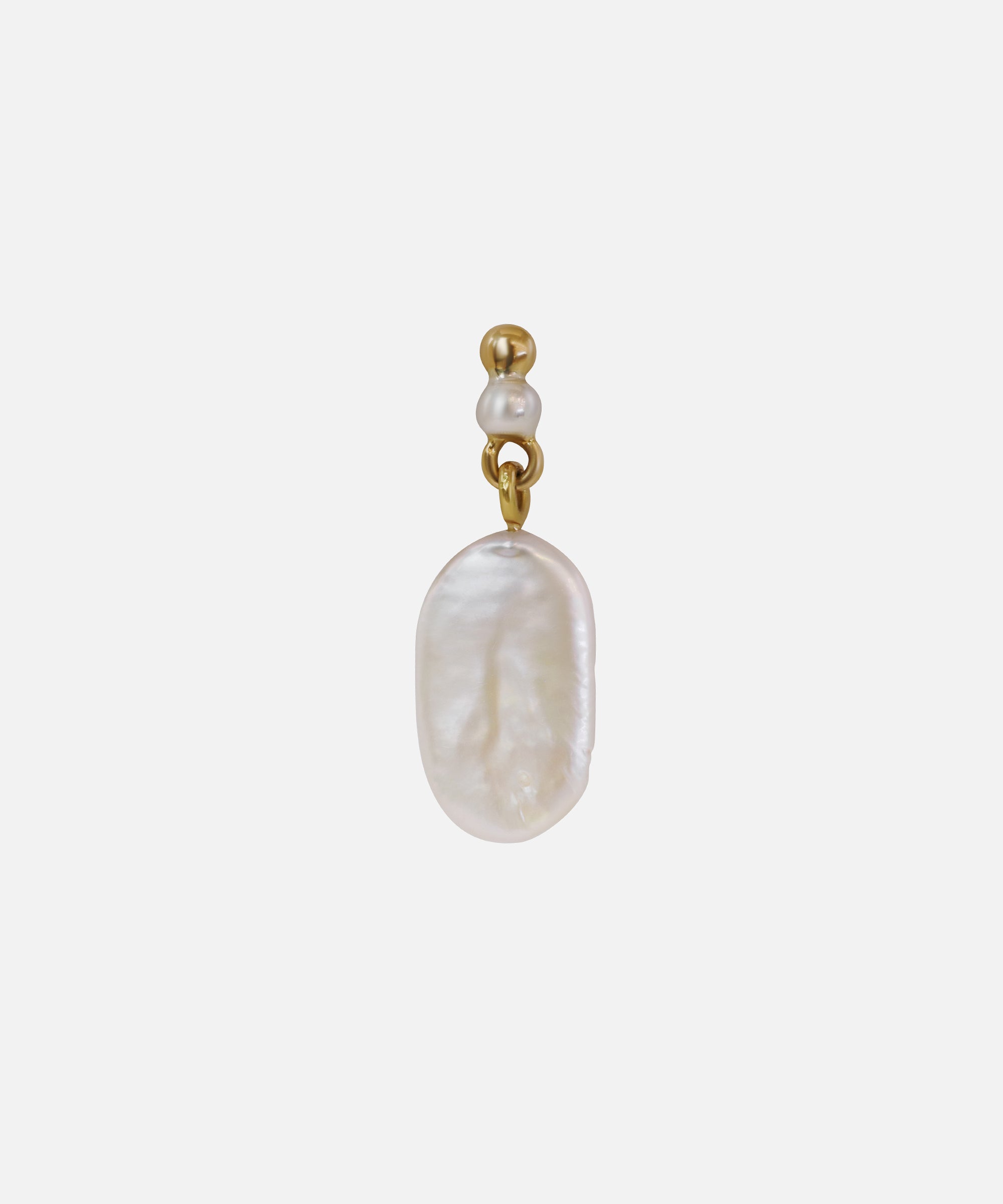 Recycled Pearl Drop / Single Earring *Out* By Young Sun Song