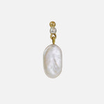 Recycled Pearl Drop / Single Earring *Out* By Young Sun Song