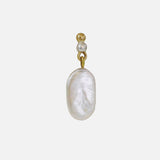 Recycled Pearl Drop / Single Earring *Out* By Young Sun Song