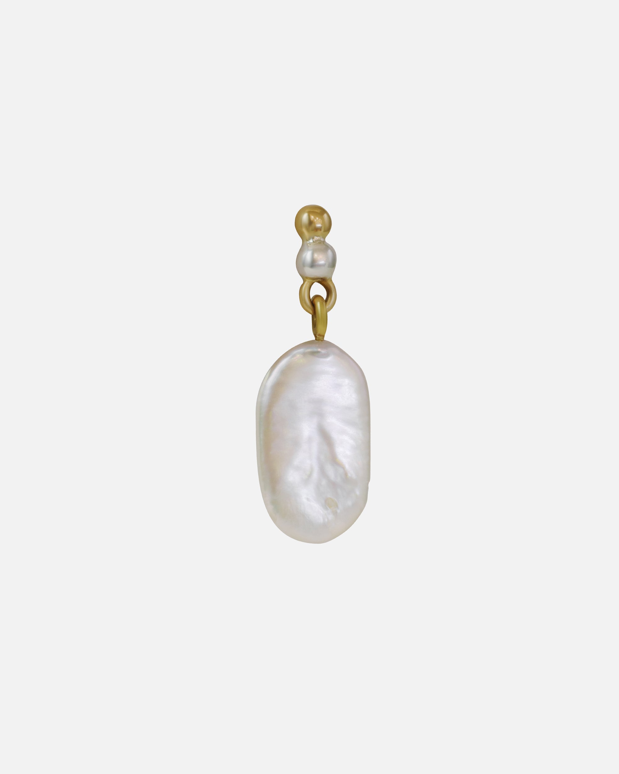 Recycled Pearl Drop / Single Earring *Out* By Young Sun Song