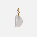 Recycled Pearl Drop Wire / Single Earring *Out* By Young Sun Song