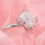 Ash / Asscher Cut Diamond Ring By fitzgerald jewelry