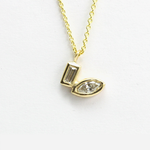 Bubble 14 / Colored Diamond Pendant By Hiroyo