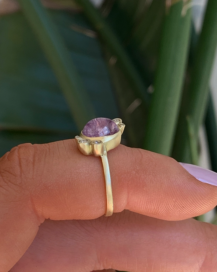 Bubble 24 / Imperial Topaz Ring By Hiroyo in rings Category