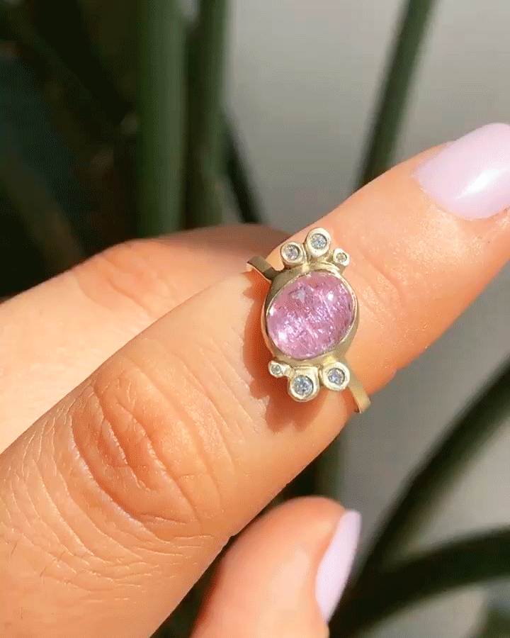 Bubble 24 / Imperial Topaz Ring By Hiroyo
