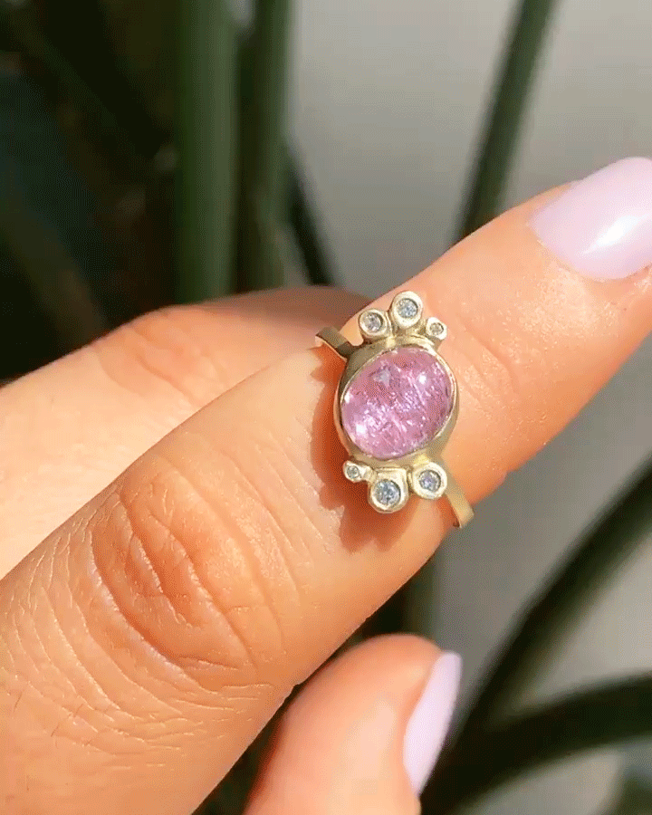 Bubble 24 / Imperial Topaz Ring By Hiroyo in rings Category