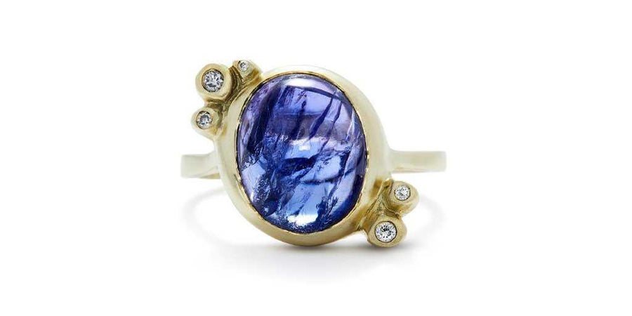 Bubble 23 / Tanzanite Ring By Hiroyo in rings Category