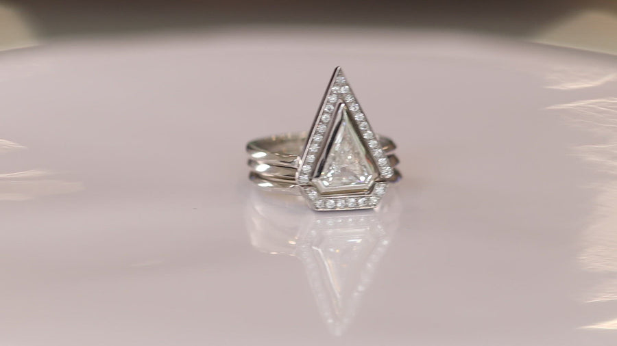 Pave Setting / Bottom Stackable Ring