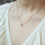 Cati / Single Champagne Pendant By fitzgerald jewelry in pendants Category