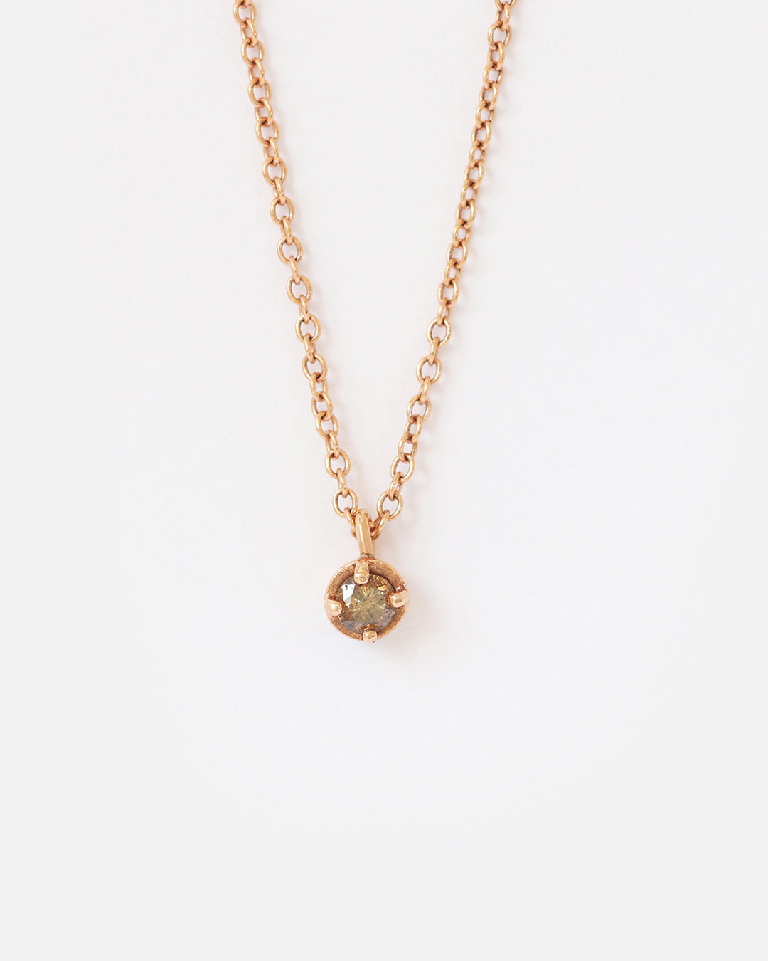 Cati / Single Champagne Pendant By fitzgerald jewelry in pendants Category