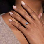 Ash / Asscher Cut Diamond Ring By fitzgerald jewelry