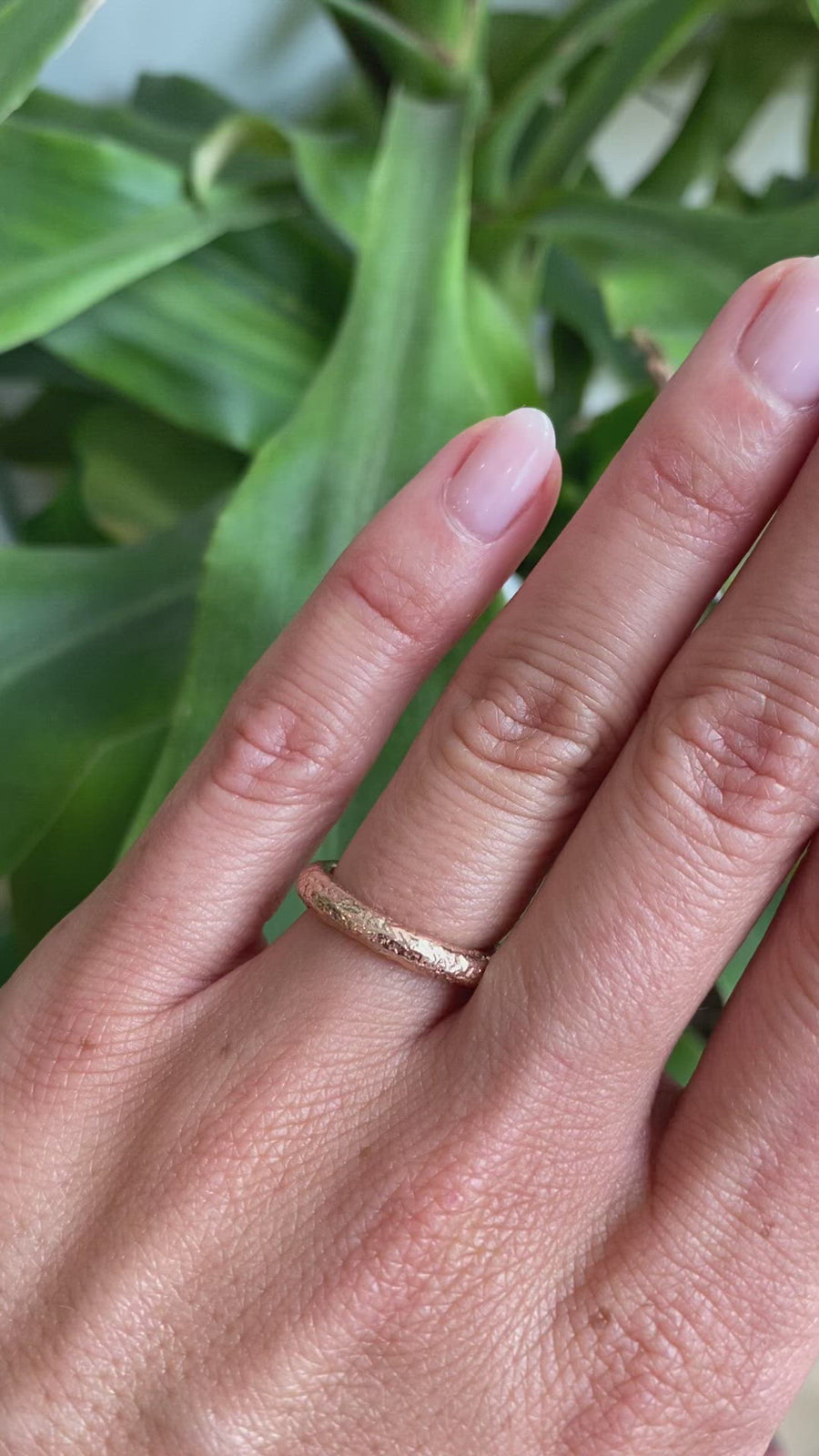 Round Band / 3.35mm Reticulated