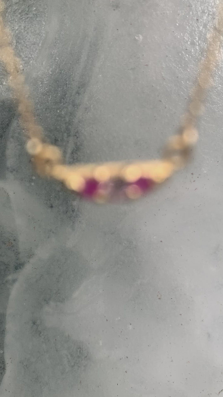 Silk / Crescent Pendant