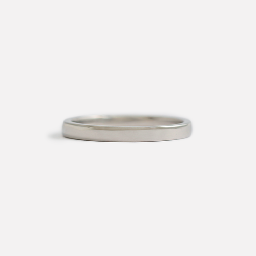 Flat Band / 2.2mm By fitzgerald jewelry in WEDDING Category
