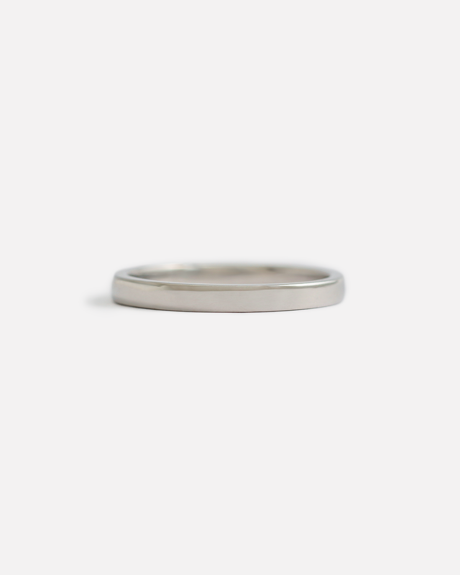 Flat Band / 2.2mm By fitzgerald jewelry in WEDDING Category