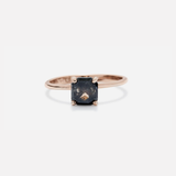 Lara / Cushion Cut Dark Grey Diamond By fitzgerald jewelry in ENGAGEMENT Category