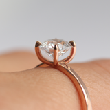 Lara / Flat Band By fitzgerald jewelry in ENGAGEMENT Category